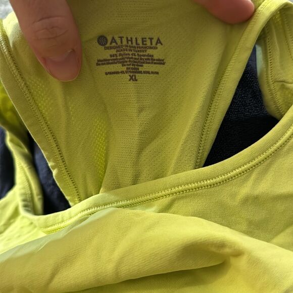 Athleta Speedlight tank top yellow XL - Picture 4 of 5